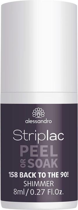 Produktbild Alessandro Striplac Peel or Soak - Back to the 90s! (Lila, Grau, Abziehbarer Nagellack)