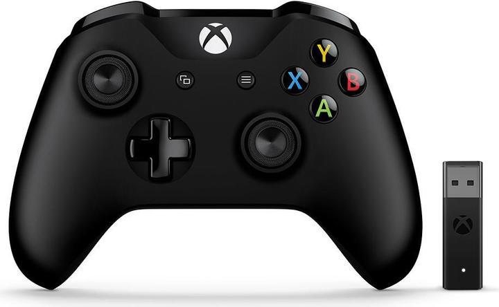 Produktbild Microsoft Xbox Controller + Wireless Adapter (Xbox Series X, Xbox One S, Xbox Series S, PC, Xbox One X)