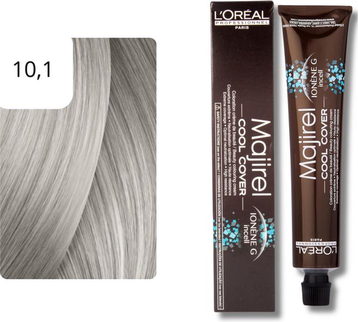 Immagine prodotto L'Oréal Professionnel Majirel Cool Cover colore dei capelli (1, 10, Biondo platino frassino)