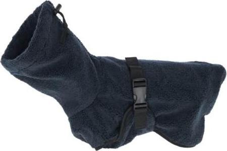 Kerbl Bademantel für Hunde, blau, XL, Rückenlänge 70 cm (XL, Hundebademantel)