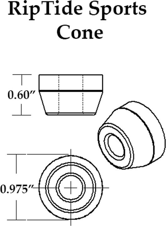 Immagine prodotto Riptide 92.5A Boccole a cono APS (2 set)