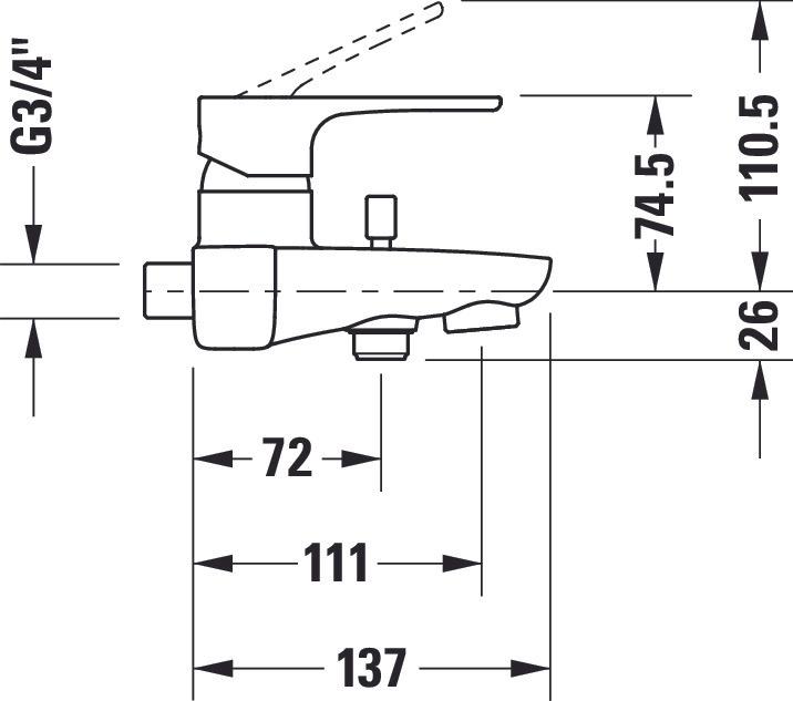 Nährwerte und Zutaten Duravit B.1 Einhebel-Brausemischer