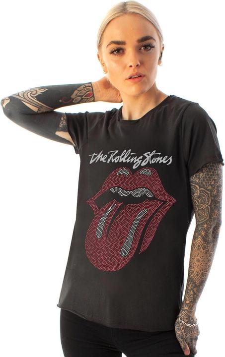 Immagine prodotto Amplified Tongue Maglietta The Rolling Stones Logo Donna (XL)