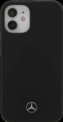 Produktbild Mercedes-Benz Silicone Line - Apple iPhone 12 mini 5.4 - Schwarz - Hard Cover - Original (Apple iPhone 12 mini)