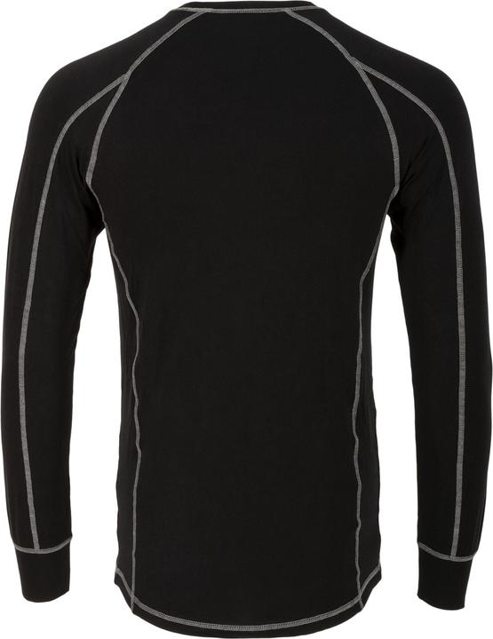 Actual product image Highlander Bamboo 190 Mens L/S Top Black S (S)
