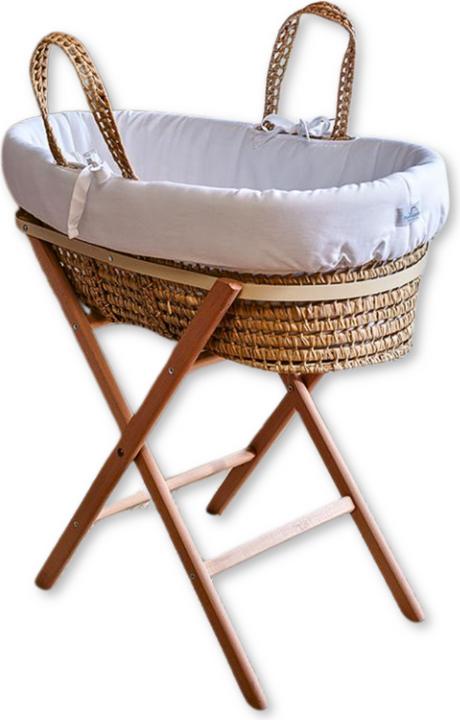 Funnababy Ensemble Couffin de Moïse, avec Panier - Basic - Blanc