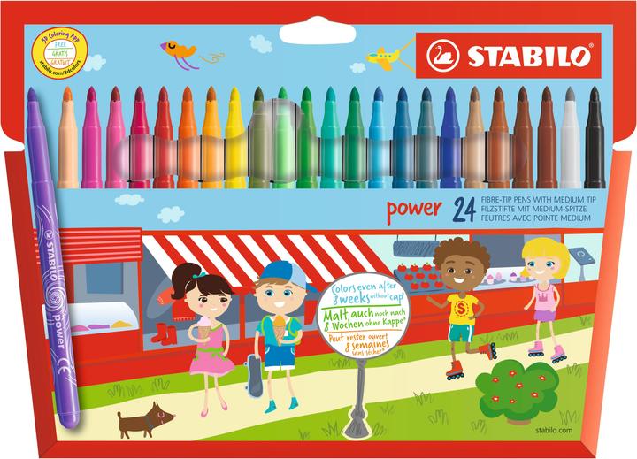 Actual product image STABILO Power (Multicoloured, 24 x)