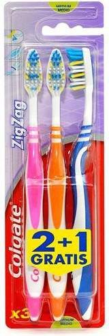 Produktbild Colgate Cepillo D Zig Zag 2 1 (Mittel, 3 x)