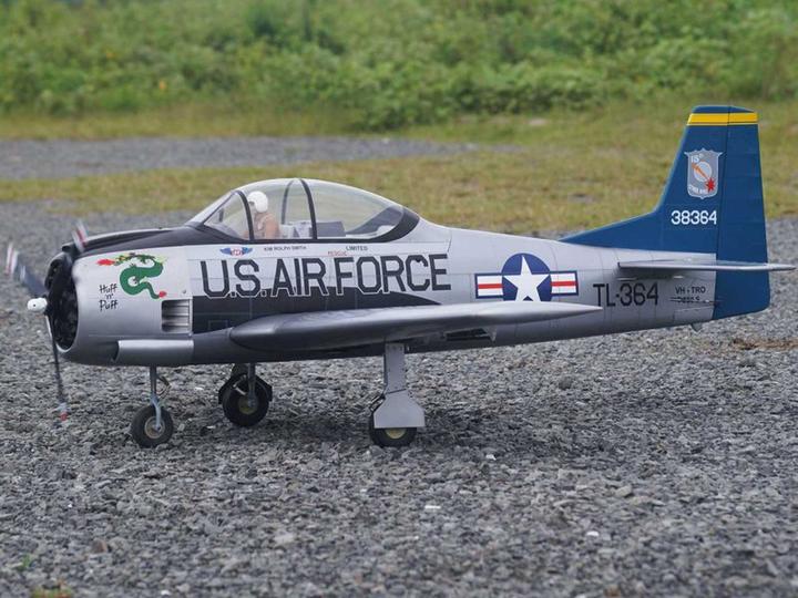 Produktbild Vq Models T-28 Trojan (silber/blau) / 1770mm (Warbird)