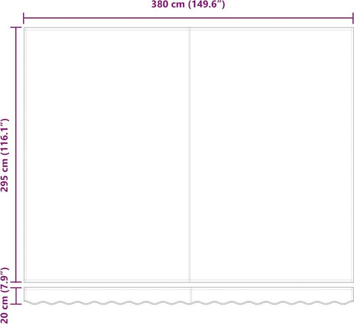 Produktbild VidaXL Unna (4 m)