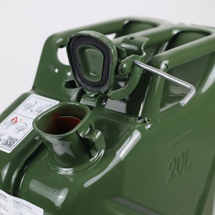 Produktbild Dönges Stahlblech-Benzinkanister, 20 l, oliv
