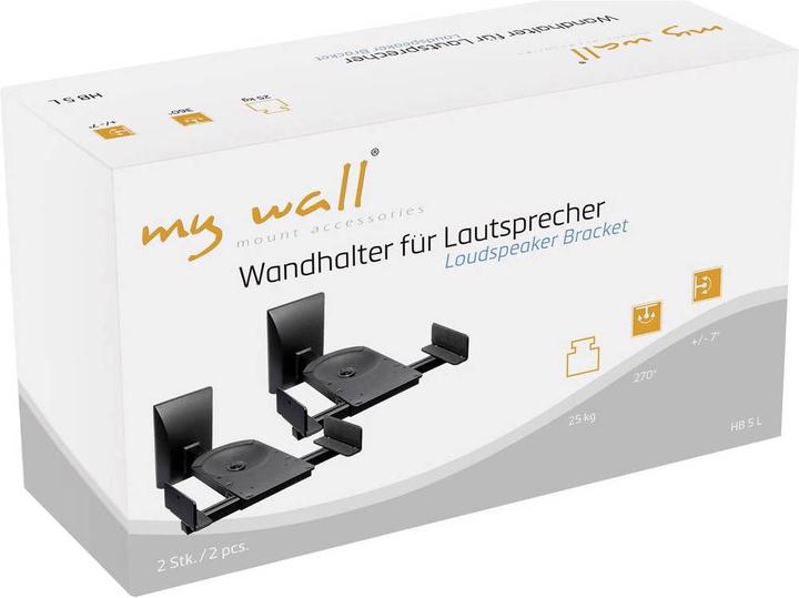 Produktbild myWall HB 5 L (1 Paar, Wandmontage, Schwenkbar, Neigbar)