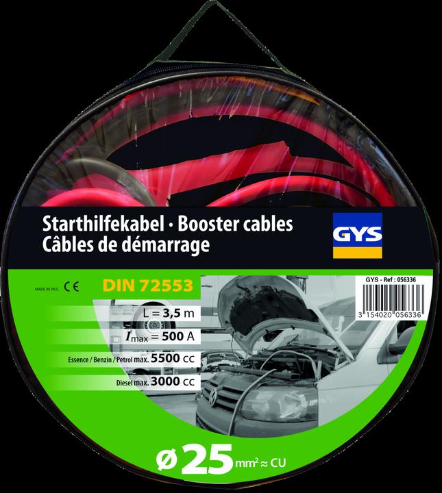 Actual product image GYS Jumper cable 3.5m (500 A)