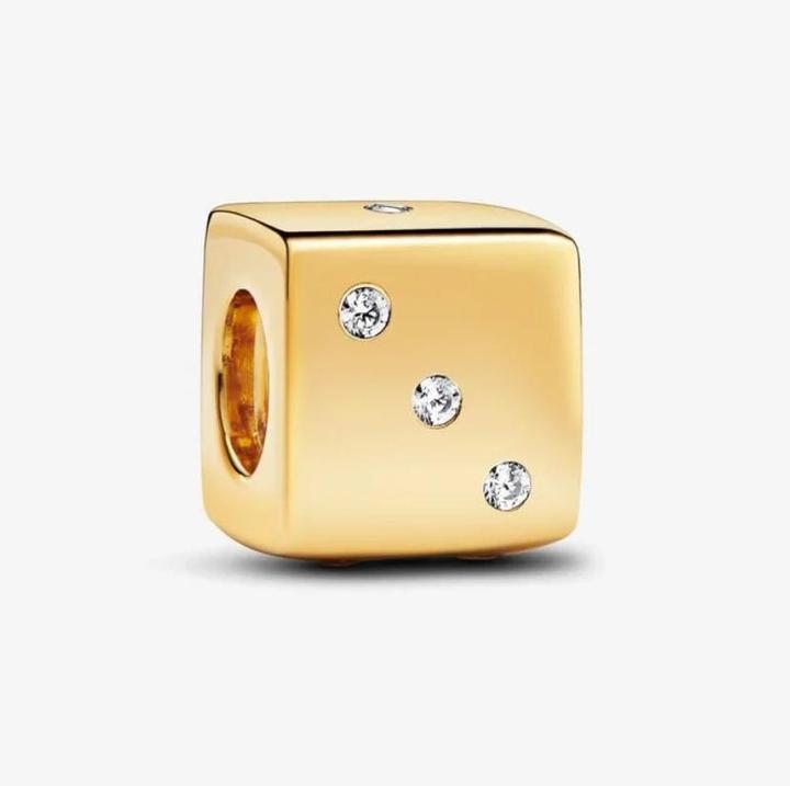 Immagine prodotto Pandora Cubo placcato oro (Dorato, Metallo)