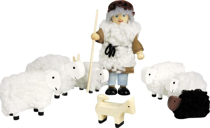 Actual product image Goki Doll house + sheep shepherd