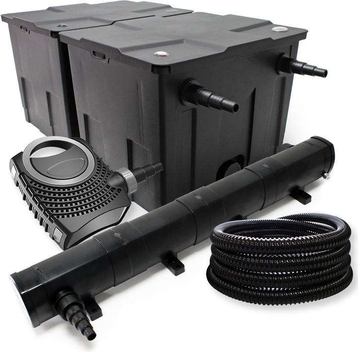 Actual product image Wiltec Filter Set Bio Pond Filter 60000l 72W UVC Clarifier Pond Pump