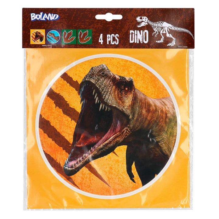 Actual product image Boland 4 Aufkleberbögen T-Rex 20 x 20 cm