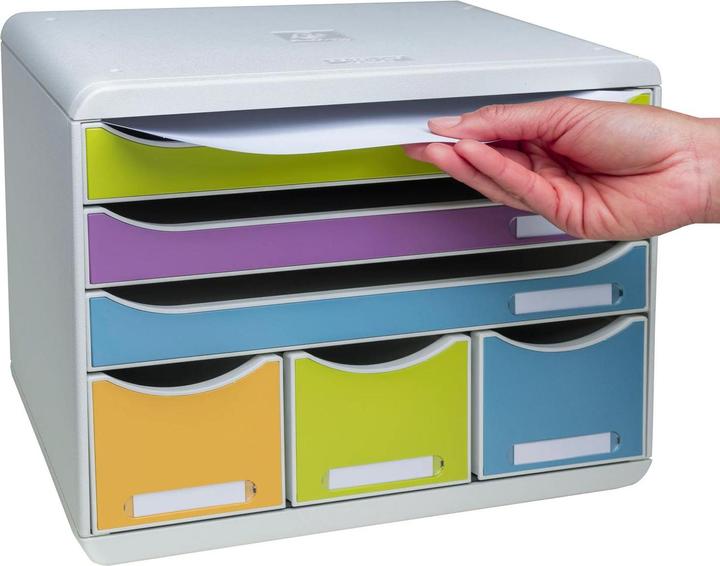 Immagine prodotto Exacompta Schubladenbox STOREBOX, 6 Schubladen, Pop N'Co (A4)