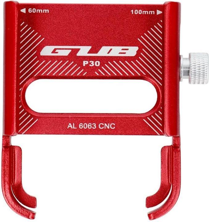 Image du produit OEM Bicycle accessory GUB bike holder for mobile phone P30 Aluminium red