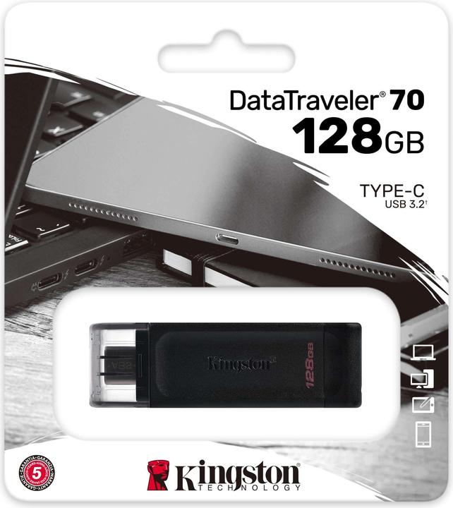 Produktbild Kingston DataTraveler 70 (128 GB, USB-C)