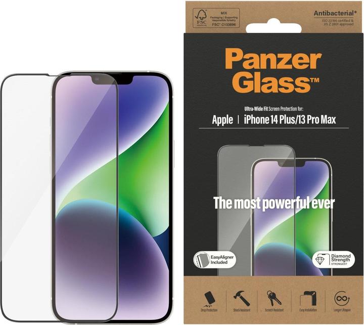 Produktbild PanzerGlass Ultra-Wide Fit (1 Stück, Apple iPhone 13 Pro Max, Apple iPhone 14 Plus)