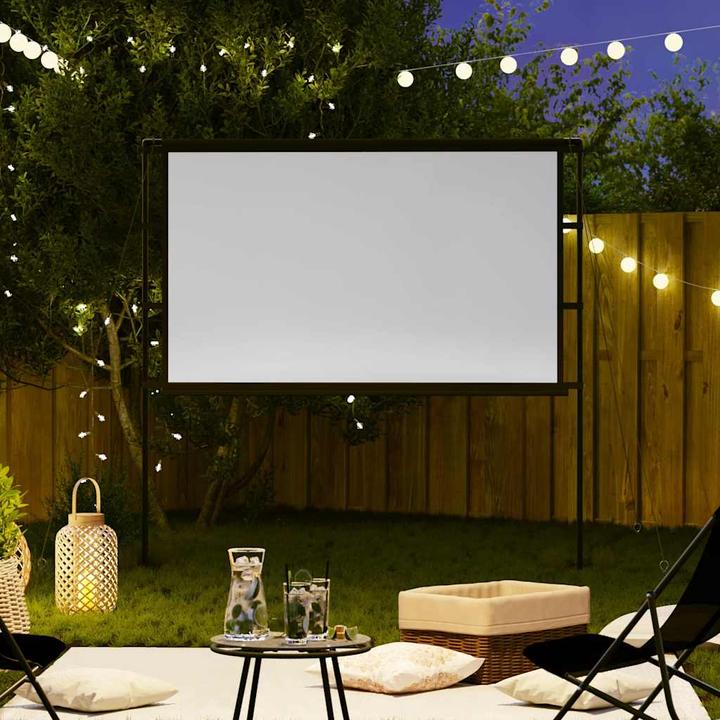 Actual product image VidaXL Projector screen with stand 100 inch 16:9 projection screen Screen (100", 16:9)