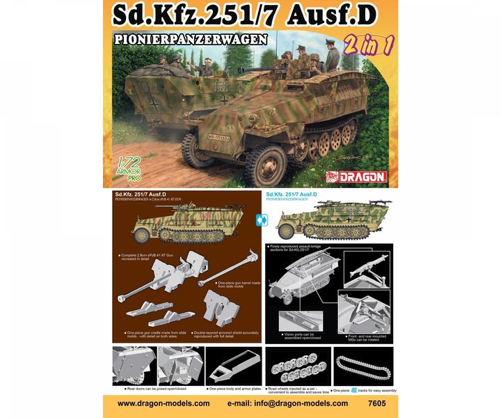 Produktbild 1:72 Sd.Kfz.251 Ausf.D PionierPzKpfw