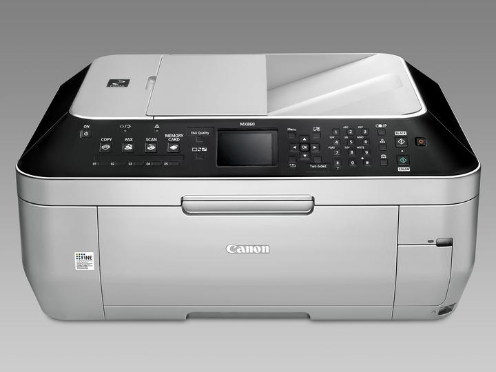 Canon PIXMA MX860, printer/scanner/copier/fax with ADF (Ink, Colour)