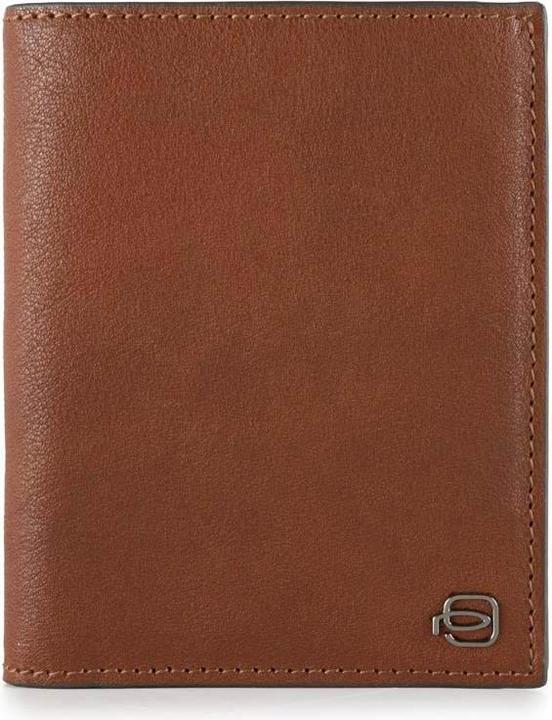 Actual product image Piquadro Black Square - portrait wallet with hard cash pocket