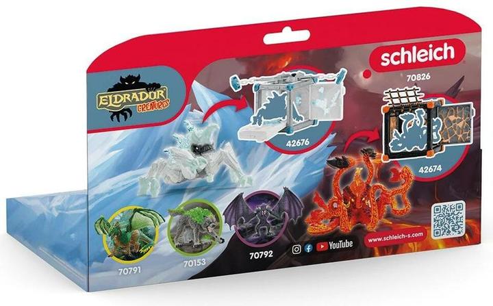 Image du produit Schleich Scarabée de glace vs. pieuvre de feu
