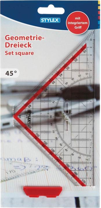Immagine prodotto Stylex Triangolo geometrico 22 cm con manico 37110 (22 cm)