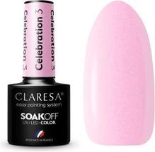 Claresa Soak Off Uv/Led Celebration Gel Polish 03 5G (Rosa, Farblack)