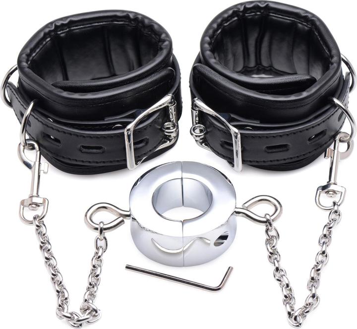 Image du produit Master Series Extenseur de testicules Hells Tether avec attaches pour les pieds