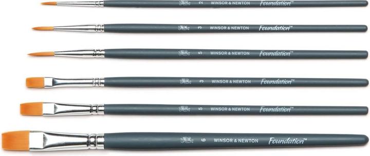 Produktbild Winsor & Newton WAT COL SHORT No. 15 Rnd 2, 3, 5, Flat 3, 5, 6 SH