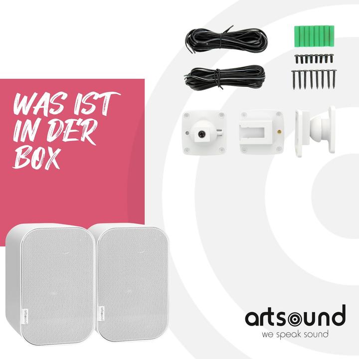 Actual product image Artsound UNI30 Wit (per pair) (1 pair)