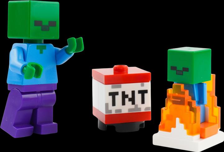 Productafbeelding LEGO Minecraft Zombie en Baby Zombie + TNT - 662403 NIEUW! Hoeveelheid 1x (662403)