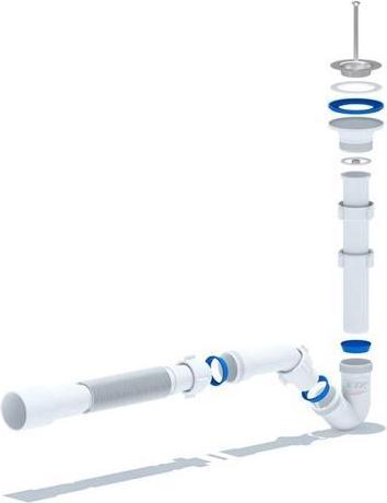 Produktbild Ani Plast SIPHON BIDET 1 1/4X32 FLEXI PIPE BD1016 (Siphon-Montagematerial)