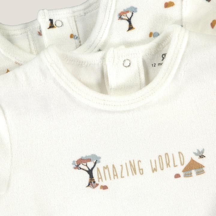 Produktbild La Redoute Collections 2er-Pack Samt-Pyjamas (80)