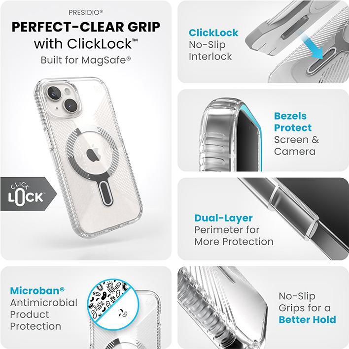 Immagine prodotto speck Clear iPhone 15 Hulle (Apple iPhone 15)