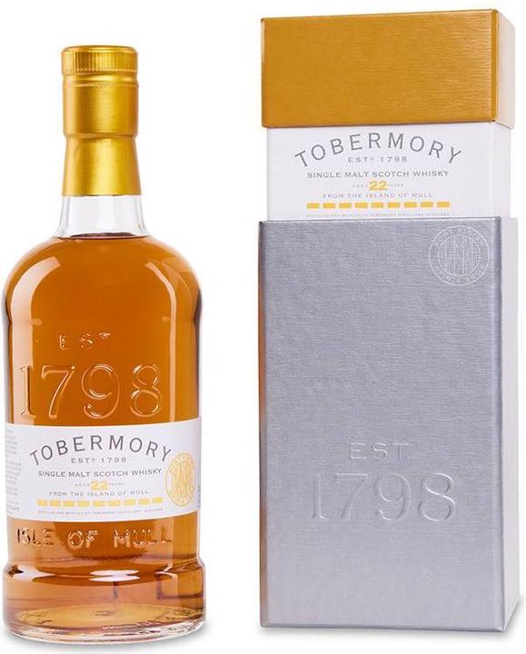 Actual product image Tobermory 22 Years Old Port Finish Single Malt Scotch Whisky with Case (Single Malt, Scotch whisky, 1 x 70 cl)