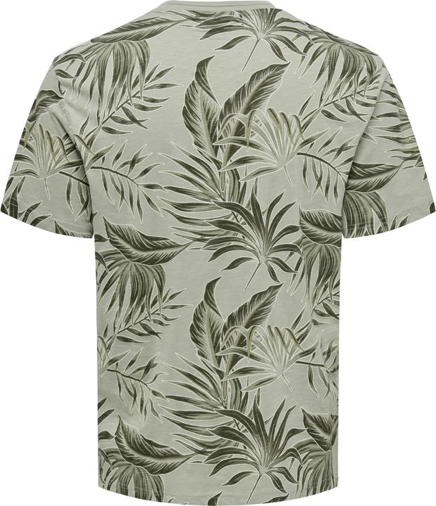 Actual product image Only & Sons Onskash Reg Leaf Aop Ss Tee (L)