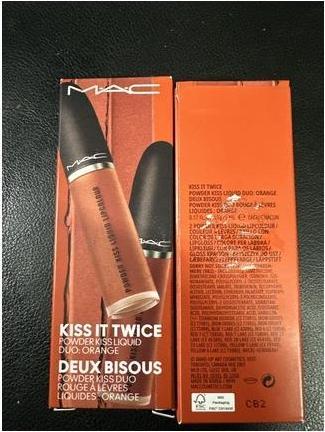 Immagine prodotto MAC Cosmetics Kiss It Twice Powder Kiss Liquid Duo Arancione (Arancia)