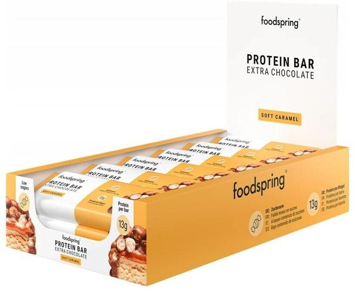 Foodspring Protein Bar Extra Chocolate (Caramel, 1 pcs., 540 g)