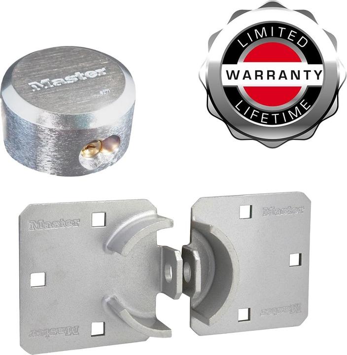 Actual product image Master Lock Padlock with heavy duty shackle 736EURD