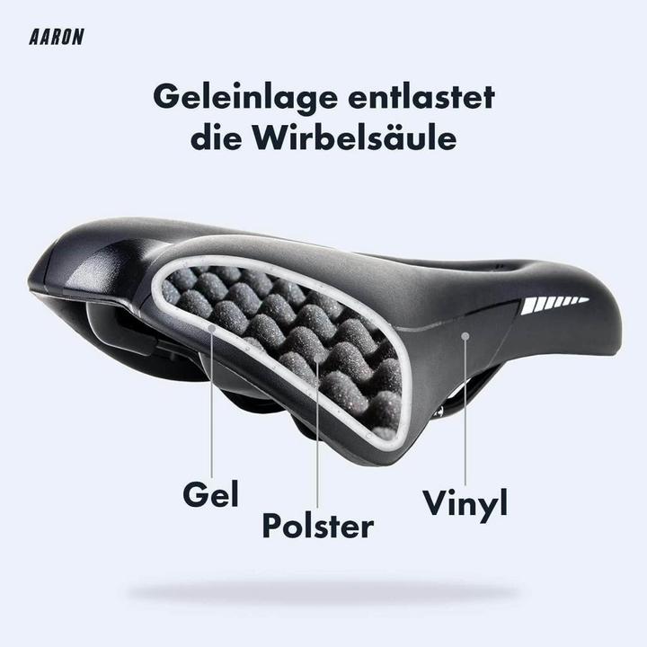 Immagine prodotto Aaron Sella ergonomica da trekking unisex per bici da trekking, mountain bike, city bike, e-bike