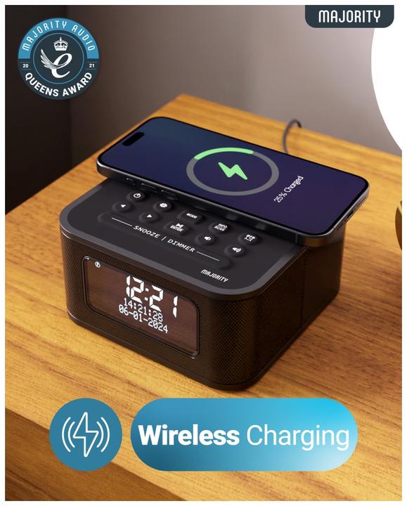 Actual product image Majority Knapton DAB+ Radio mit Qi Ladefunktion (VHF, DAB+, Bluetooth)