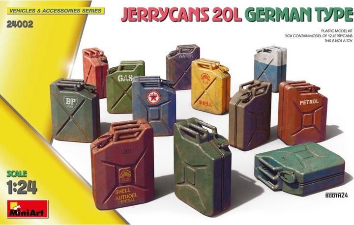 Actual product image 1:24 German petrol can 20L