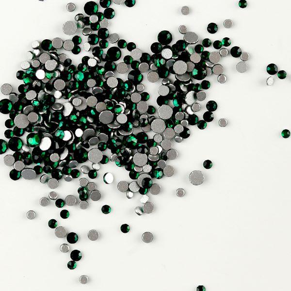 Produktbild BrillBird Strasssteine SS3 Emerald green 100stk (Nagellacktrockner, Emerald Green)