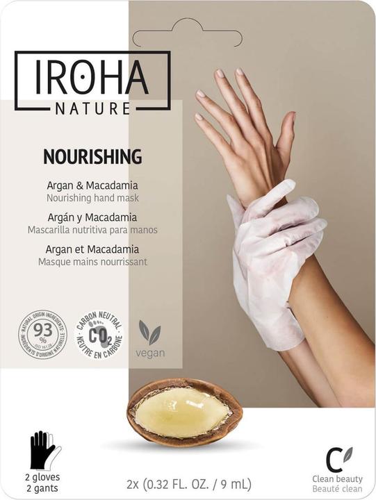 Immagine prodotto Iroha Nature Natura - Maschera per le mani Guanti nutrienti (18 ml)