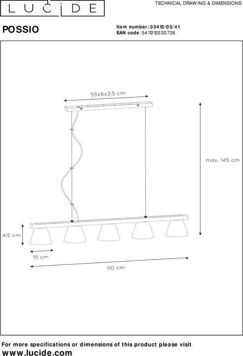 Produktbild Lucide Possio (E14)